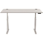 Cambino Höhenverstellbarer Schreibtisch 9771001 Grau 1.600 x 800 x 645 x 645 - 1.305 mm von Fellowes