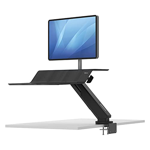 Fellowes 8081501 Lotus RT Sit-Stand Workstation Schwarz Single - für Workstation - Schwarz Single von Fellowes