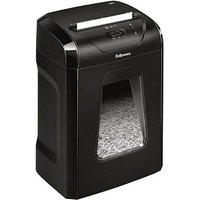 Fellowes Powershred 12C Aktenvernichter mit Partikelschnitt P-4, 4 x 40 mm, bis 11 Blatt, schwarz von Fellowes