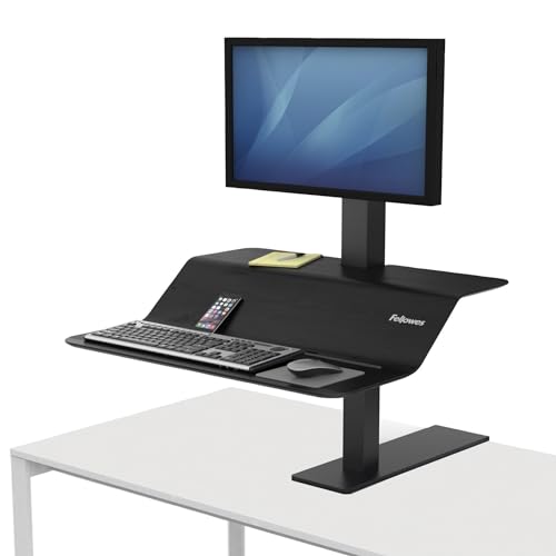 Fellowes 8080101 Ergonomische Sitz-Steh Workstation für 1 Monitor von Fellowes