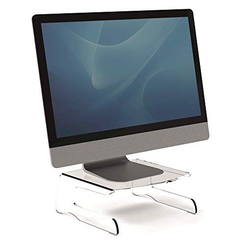 Fellowes Clarity Monitorständer, 6,5kg Tragkraft, transparent von Fellowes