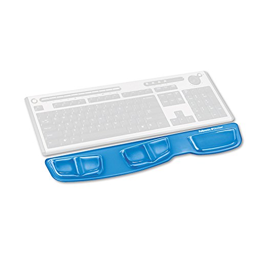 Fellowes Crystal Keyboard Palm Supp, Blau von Fellowes
