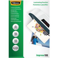 Fellowes Laminierfolien glänzend 100 mikron A3 von Fellowes