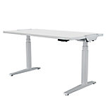 Fellowes Levado? Sitz-Stehschreibtisch Weiß 1400x800 mm von Fellowes