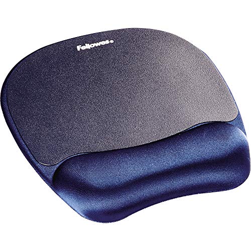 Fellowes Memory Foam Handgelenkauflage mit Mauspad - blau von Fellowes