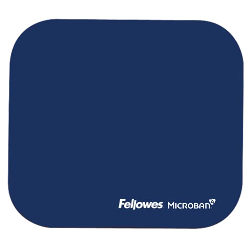 Fellowes Microban antibakteriell rechteckig Mauspad blau, 5933805 von Fellowes