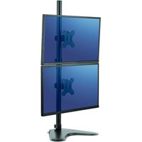 Fellowes Monitor-Halterung Dual Metall schwarz von Fellowes