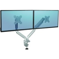 Fellowes Monitor-Halterung Platinum Dual silber von Fellowes