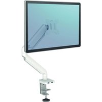 Fellowes Monitor-Halterung Platinum Single Kunststoff weiß von Fellowes