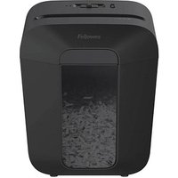 Fellowes Powershred LX45 Aktenvernichter mit Partikelschnitt P-4, 4 x 37 mm, bis 8 Blatt, schwarz von Fellowes