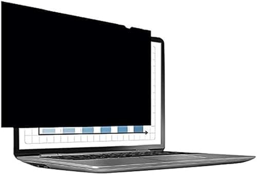 Fellowes PrivaScreen Blickschutzfilter – Anti-Glare Displayschutz für Laptop 15,6" (16:9, 345 x 194 mm), einfache Befestigung & Entfernung mit Quick Reveal Tabs von Fellowes
