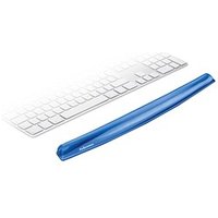 Fellowes Tastatur-Handballenauflage Crystals Gel blau von Fellowes