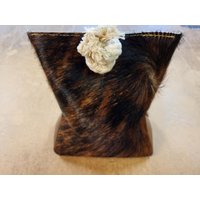 Türstopper Aus Echtem Kuhfell Braun/Schwarz Getigert Und Braunem Leder Ca. 3, 0 Kg Türstopper Aus Echtem Kuhfell Braun/Schwarz Getigert Und Braunem Leder Ca. 3, 0 Kg von Fellschmiede