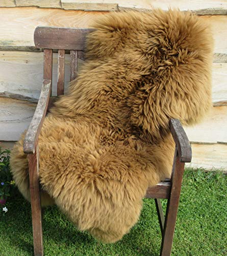 Felltrade Merino Schaffell Lammfell Fell echt gefärbt groß 130-140 cm karamell ökologische Gerbung Felltrade Merino Schaffell Lammfell Fell echt gefärbt groß 130-140 cm karamell ökologische Gerbung von Felltrade