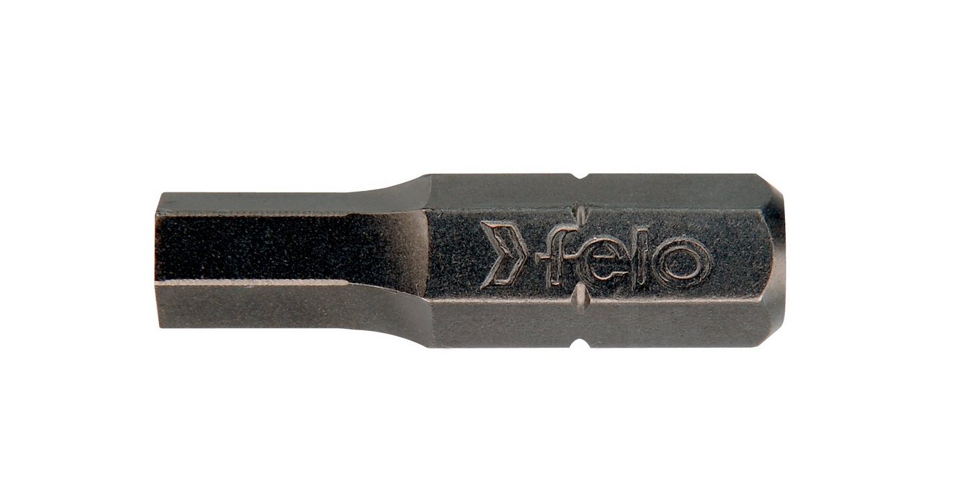 Felo Sechskant-Bit Felo Bit, Industrie C 6,3 x 25mm 2,5mm (10 Stück) von Felo