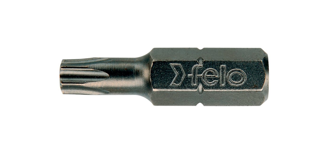 Felo Torx-Bit Felo Bit, Industrie C 6,3 x 25mm Tx 10 (100 Stück) von Felo