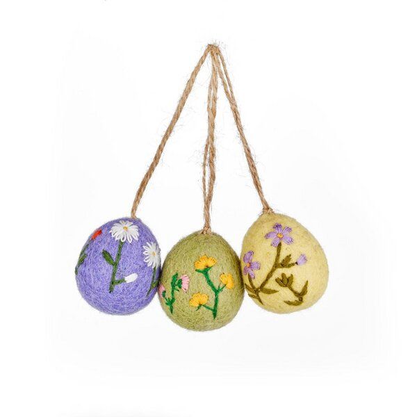 felt so good Besticktes Ostereier Set aus Filz felt so good Besticktes Ostereier Set aus Filz von Felt So Good