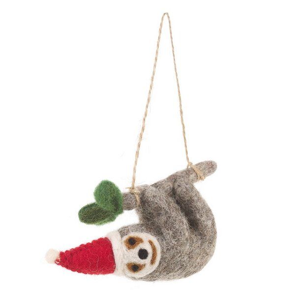 felt so good Christmas-Sloth aus Filz felt so good Christmas-Sloth aus Filz von Felt So Good