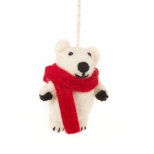 felt so good Eisbär Weihnachtsanhänger aus Filz felt so good Eisbär Weihnachtsanhänger aus Filz von Felt So Good