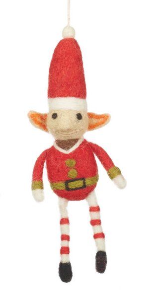 felt so good Elfen Weihnachtsanhänger aus Filz felt so good Elfen Weihnachtsanhänger aus Filz von Felt So Good