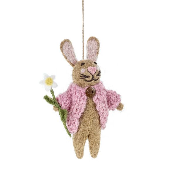 felt so good Osterhase mit Blümchen aus Filz felt so good Osterhase mit Blümchen aus Filz von Felt So Good