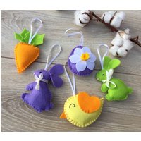 Osterdekoration Für Zuhause 5Er Set Ornamente von FeltDreamsStore