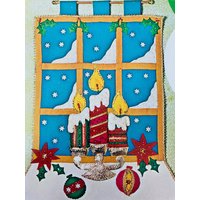 Jahrgangs Urlaub Kerzen Panel von FeltFunByDunne