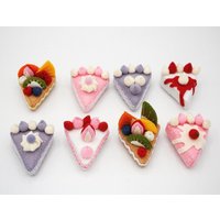 Filz Kuchen Kühlschrankmagnete, Fake Food Memoboard Magnete Filz Kuchen Kühlschrankmagnete, Fake Food Memoboard Magnete von FeltGoodiesShop