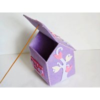 Hausförmige Box Aus Filz, Spielzeug Organizer Hausförmige Box Aus Filz, Spielzeug Organizer von FeltGoodiesShop