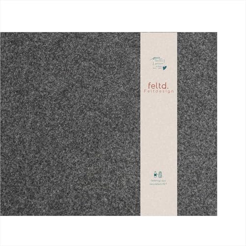 Eco-Filz Tischset Platzset mit geraden Ecken (2, Shadow) von Feltd.