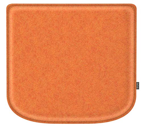 Feltd. Eco Filz Kissen geeignet für Marcel Breuer - Thonet Modell S32/S64-29 Farben - optional inkl. Antirutsch und gepolstert! (orange) von Feltd.