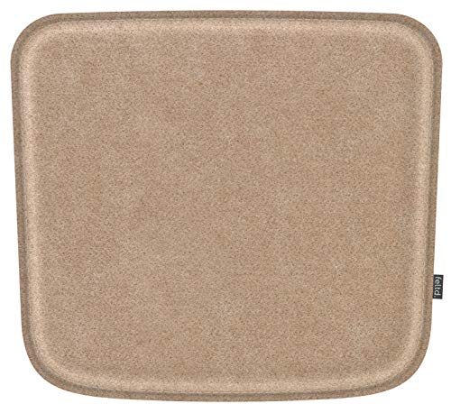 Feltd. Eco Filz Kissen geeignet für Muuto - Fiber Armchair - 29 Farben - optional inkl. Antirutsch und gepolstert (Sand) von Feltd.