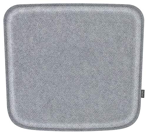 Feltd. Eco Filz Kissen geeignet für Muuto - Fiber Armchair - 29 Farben - optional inkl. Antirutsch und gepolstert (grau) von Feltd.