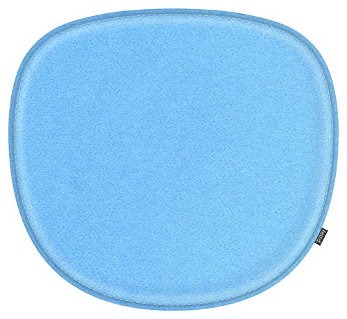 Feltd. Eco Filz Kissen geeignet für Verner Panton Chair - 29 Farben - optional inkl. Antirutsch und gepolstert! (himmelblau) von Feltd.