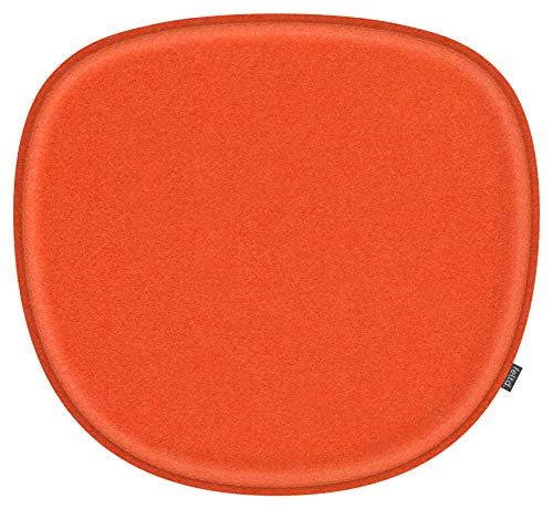 Feltd. Eco Filz Kissen geeignet für Verner Panton Chair - 29 Farben - optional inkl. Antirutsch und gepolstert! (kürbis) von Feltd.