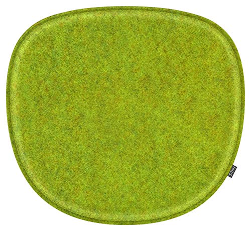 Feltd. Eco Filz Kissen geeignet für Verner Panton Chair - 29 Farben - optional inkl. Antirutsch und gepolstert! (lindgrün) von Feltd.