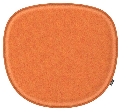 Feltd. Eco Filz Kissen geeignet für Verner Panton Chair - 29 Farben - optional inkl. Antirutsch und gepolstert! (orange) von Feltd.