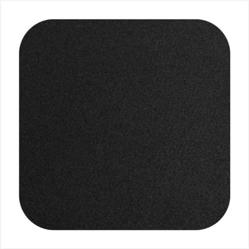 Feltd. Eco Filzauflage geeignet für Kartell Componibili Container Nachttisch rund Unterlage (Black, 36x36cm) von Feltd.