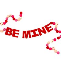Be Mine Filzkugel Girlande, Valentines Banner, Valentinstag Urlaub Girlande Be Mine Filzkugel Girlande, Valentines Banner, Valentinstag Urlaub Girlande von FeltnPlay