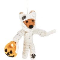 Foxy Mumie - Halloween Dekorationen Zum Aufhängen Ethisch Hergestellt von Feltsogoodltd
