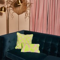 Neon Abstrakte Form Kissen, Geschenk Für Ein Mädchen, Einen Mann, Geschenk, Housewarming von FemWorldShop