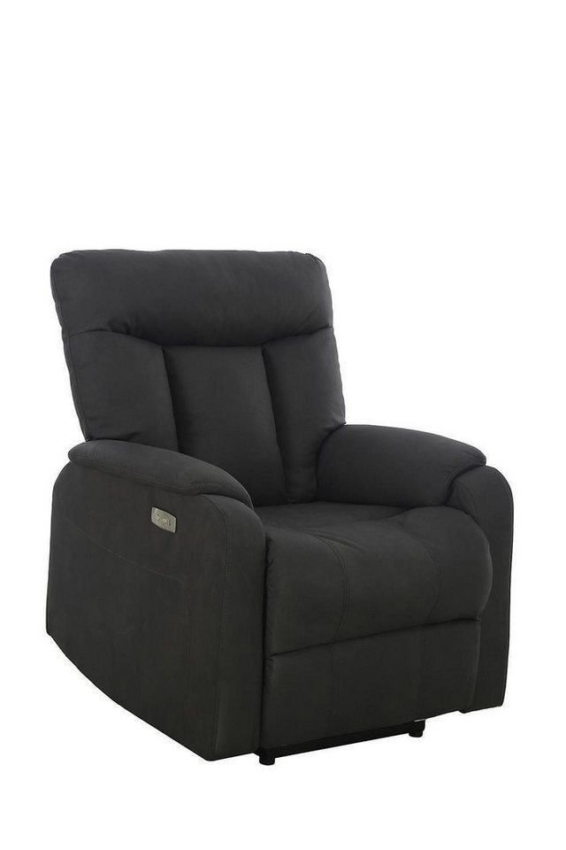 Femo Trade Relaxsessel FM-3215, Anthrazit, Mikrofaser, USB-Anschluss, 1-motorig, elektrische Relaxfunktion, B 79 x H 100 x T 93 cm von Femo Trade