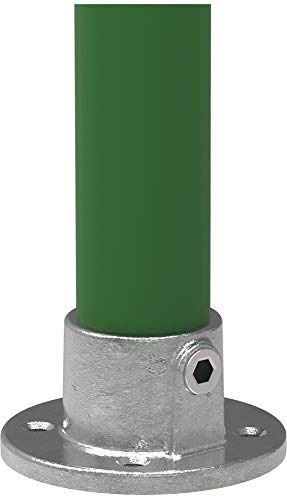 Fenau | Boden-Flansch, rund, Ø 33,7 mm, Wand-Flansch, Decken-Flansch, Stütze, Temperguss galvanisiert, feuerverzinkt, inkl. Schrauben Fenau | Boden-Flansch, rund, Ø 33,7 mm, Wand-Flansch, Decken-Flansch, Stütze, Temperguss galvanisiert, feuerverzinkt, inkl. Schrauben von Fenau
