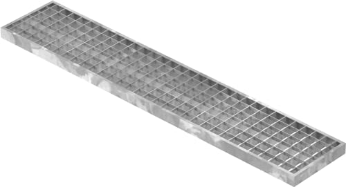 Fenau | Garagen-Gitterrost/Baunorm-Rost Maße: 190 x 990 x 30 mm - MW: 30 mm / 30 mm (Vollbad-Feuerverzinkt) (Passend für Zarge: Fenau 200 x 1000 x 33 mm) Industrie-Norm-Rost für Lichtschacht von Fenau
