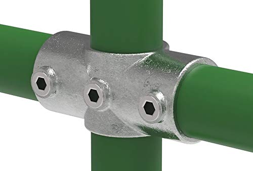 Fenau | Kreuz-Verbinder, Rohrverbinder, 90-Grad, Ø 33,7 mm, Kreuz-Stück, Temperguss galvanisiert, feuerverzinkt, inkl. Schrauben Fenau | Kreuz-Verbinder, Rohrverbinder, 90-Grad, Ø 33,7 mm, Kreuz-Stück, Temperguss galvanisiert, feuerverzinkt, inkl. Schrauben von Fenau