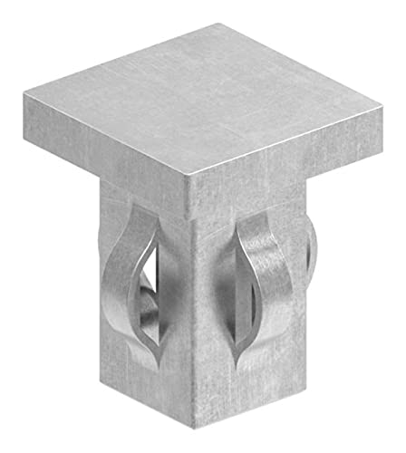 Fenau | Stahlstopfen flach | für Rohr 25x25x1,5-2,0 mm | Stahl S235JR, roh von Fenau