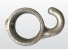 Rohrverbinder | Stellring mit Haken | 182TA27 | 26,9 mm | 3/4" | Temperguss u. Elektrogalvanisiert von Fenau