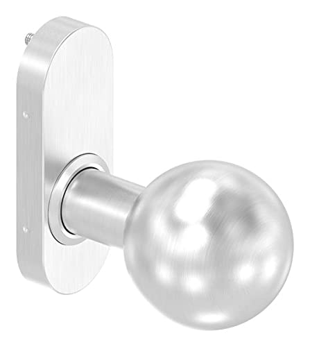 Türdrücker gerade mit Kugel Ø 50 mm feststehend V2A von Fenau