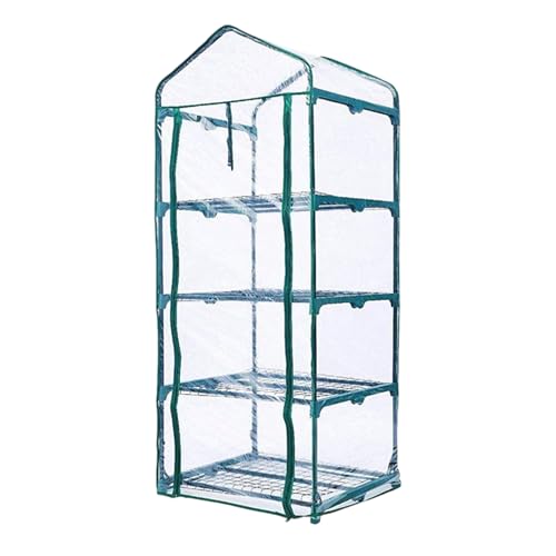 Fenayuu Gewächshausabdeckung Für Hochbeet - PVC Gewächshaus Abdeckung Für Pflanzen | UV-Beständige Schutzabdeckung Für Terrasse Garten von Fenayuu
