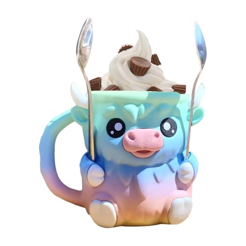 Fenayuu Highland Cow Ice Pint Holder, Wiederverwendbare Pint Hülle Für Eiscreme, Eiscreme-Pint-Halter Mit Löffel, Becherhalter Für Bierdosen Mit Gefriersicherem Griff Für Camping Party Grillen Fenayuu Highland Cow Ice Pint Holder, Wiederverwendbare Pint Hülle Für Eiscreme, Eiscreme-Pint-Halter Mit Löffel, Becherhalter Für Bierdosen Mit Gefriersicherem Griff Für Camping Party Grillen von Fenayuu
